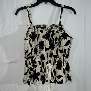 Moon River tassel, s shirred Top size medium